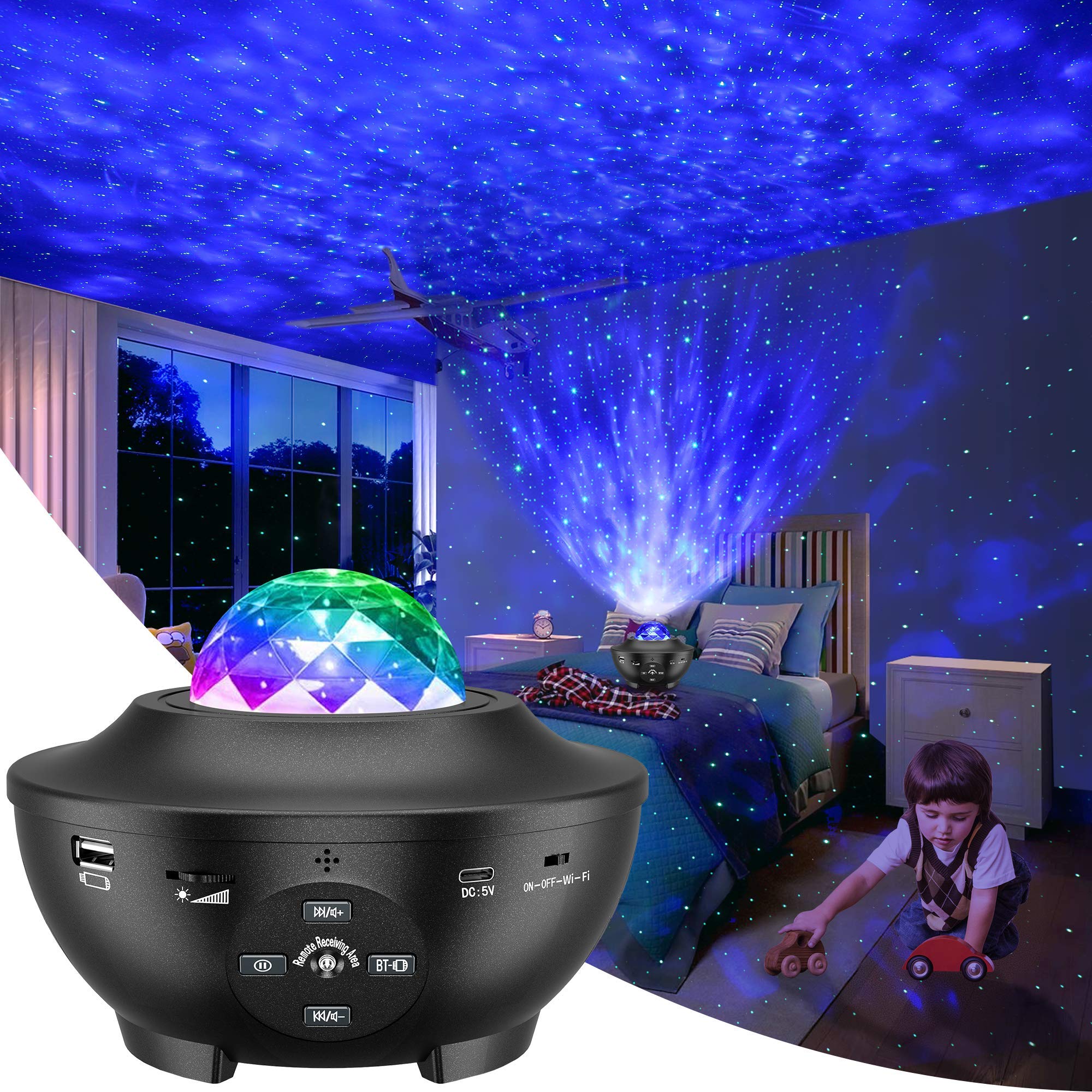 Galaxy Star Lights Ocean Wave Projector The Guru Mall