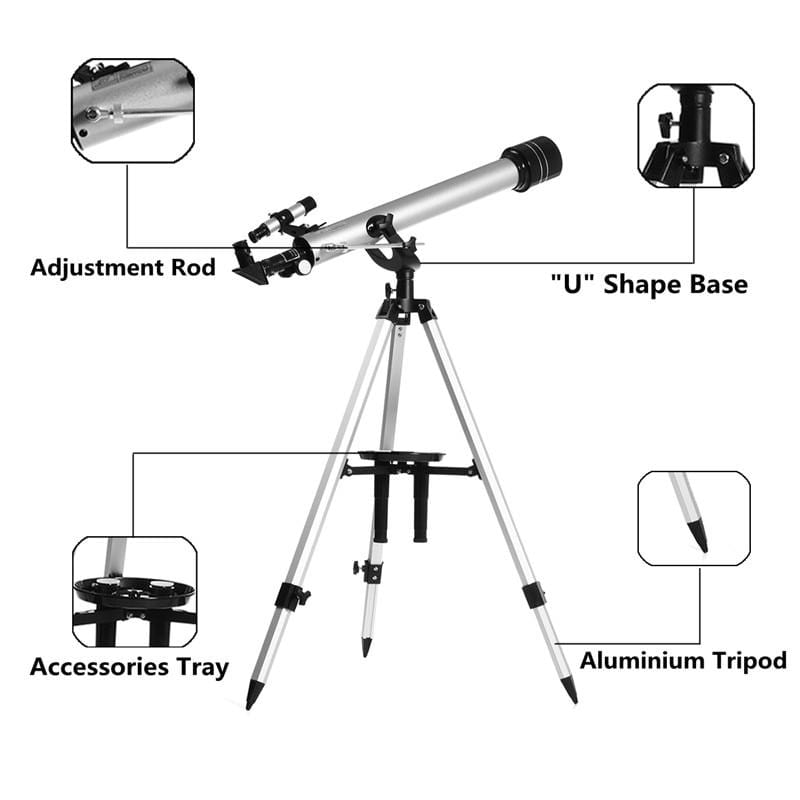 Astronomical 675X Space Telescope For kids with Tripod By The Guru Mall