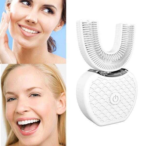 360° Ultrasonic Automatic Toothbrush Whitening U Type By The Guru Mall